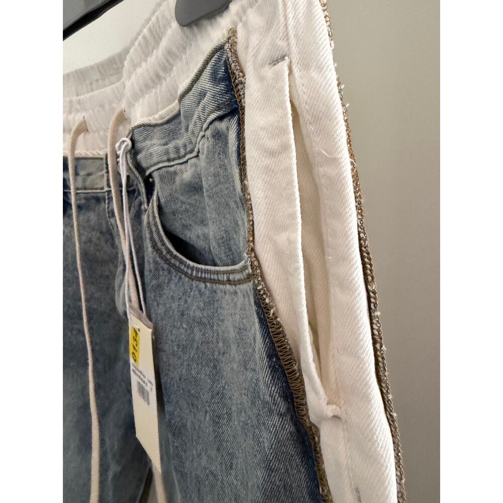New MNML ULTRA BAGGY BORDER GN8 DENIM JEANS 31 - Picture 5 of 8